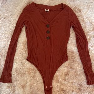 Garage Ribbed Bodysuit